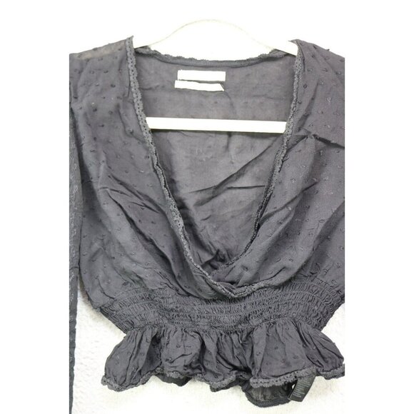 Urban Outfitters Long Puff Sleeve Sheer Top-Size XS/TP-Whimsigoth - Picture 2 of 9